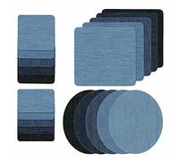 LUCKDANO Juego de 20 Parches Termoadhesivos - Parches de Algodón Premium para Reparación sin Costuras - de Tela Suaves y Coloridos para Niños, Mujeres y Hombres - Ideal para Refuerzo de Mezclilla