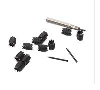 LUCKDANO Juego de Cortadores de Soldadura por Puntos, 13 Piezas, Herramienta Rotativa de Brocas para Quitar Soldadura por Puntos de 3/8 "para Taladro Eléctrico, Ideal para Acero Inoxidable,