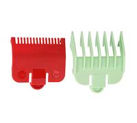 LUCKDANO Juego de Peines Guía de Corte Profesional de 2 Piezas - Peines de Límite Coloridos de 1,5 Mm y 3 Mm para Maquinilla de Afeitar y Maquinilla de Afeitar Eléctrica - Herramienta de Peluquería