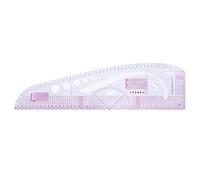 LUCKDANO Juego de Reglas Métricas Francesas de 7 piezas: Herramienta de Medición de Alta Precisión para Diseño de Prendas, Plantillas Rectas y Curvas Adecuadas para Costura y manualidades.