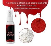 LUCKDANO Kit de Maquillaje de Efectos Especiales - Maquillaje de Zombis y Vampiros - Cera para la Piel No Tóxica, Gel de Sangre Falso y Agua para Cicatrices Kit Completo para Cosplay Fiestas