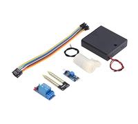 LUCKDANO Kit de Riego Electrónico - Módulo de de Riego Automático - Incluye Sensor de Humedad del Suelo y Pequeña Bomba de Agua No Requiere Programación, Fácil de Montar