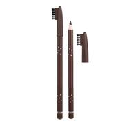 LUCKDANO Lápiz de Cejas, Lápiz de Maquillaje de Cejas de Larga Duración con Diseño de Pincel, Textura Suave para Mujeres, 2 Colores Negro Marrón Oscuro (EB02 marrón oscura)
