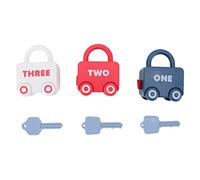 LUCKDANO Lock and Key Toy, Toys Preschool Keys con PP Plass For Education