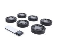 LUCKDANO Luz de Agilidad Deportiva Kit de Entrenamiento de Luces de Agilidad Deportiva 5 Luces LED 6 Funciones Mejora la Percepción Respuesta Plataforma de Entrenamiento para Entrenadores y Gimnasios