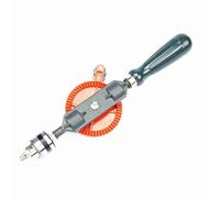 LUCKDANO Mini Taladro de Manivela Manual Portátil de Acero #45 de Alta Calidad para Madera/plástico/PVC/fibra de Vidrio con Brocas de 1/4 o 3/8 de pulgada. (1)