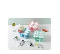 LUCKDANO Moldes de Silicona para Paletas Heladas de 10 Piezas - Máquinas para Hacer de Hielo Premium sin BPA con Varillas de Fácil Liberación para Delicias Caseras - Seguro para Niños y Adultos (6