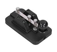LUCKDANO Morse Code Key Telegraph Tapper Manual CW Practice Tool Trainer con Zumbador para Principiantes - Diseño Duradero de ABS y Hierro, Fácil Instalación, Aprender Código Morse