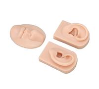 LUCKDANO Nariz Protésica Modelo de Nariz y Boca de Silicona 3D: para Práctica de Perforación y Accesorios de Entrenamiento de Sutura, Diseño Similar Al Humano, Material, Adecuado para Estudiantes