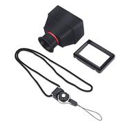 LUCKDANO Ocular de Cámara con Visor LCD de Aumento 3X para Cámaras DSLR sin Espejo con Pantalla de 3,2 Pulgadas Lente Antirreflectante Cómodo Diseño Plegable Parasol