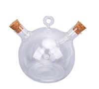 LUCKDANO Oil and Vinagre Dispensador de Aceite de Oliva y Vinagre 2 en 1 Botella de Vinagrera con Doble Vertedor de Vidrio para Cocina Estilo 3 - Diseño Elegante y Resistente Al Calor (estilo 1)