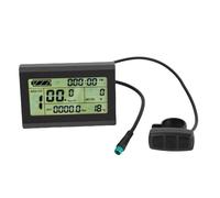 LUCKDANO Pantalla LCD de Scooter Eléctrica 24V 36V 48V Panel de Control LCD LCD con una Computadora de Ciclismo de Conector de 5 Pines para Montañas o Bicicletas Eléctricas ABS ABS