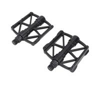 LUCKDANO Pedales de Ciclismo Pedales de Bicicleta Antideslizantes de Doble Cara, Huecos de Aleación de Aluminio, Especialmente Diseñados para Ciclismo de Montaña y Carretera, Rojos. (Black)