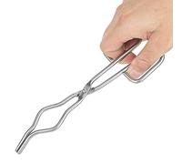 LUCKDANO Pinzas de Crisol Pinzas de de Crisol de Acero Inoxidable 250 Mm 9,84 Pulgadas Soporte de Vaso de Agarre Profesional para Uso en Laboratorio (200mm)