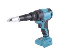 LUCKDANO Pistola Remachadora Eléctrica Inalámbrica sin Escobillas de 18 V, Herramienta Automática para Tuercas de Remache LED para Batería BL1815, Remachar de 3,2 a 4,8 Mm, Operación