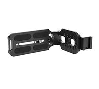 LUCKDANO Placa de Liberación Rápida en Forma de L de Metal Universal Rápida en Forma de L con Soporte de Zapata para Cámara SLR con Cabezal Esférico Hidráulico - Diseño Mecanizado CNC -