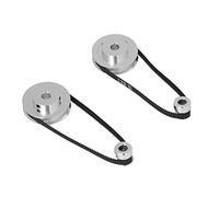 LUCKDANO Polea del Eje Poulie Juego de Poleas de Sincronización para Impresoras 3D Componentes de Aleación de Aluminio con Correa de Goma Rueda Síncrona de 20 y 60 Dientes 280 Mm de Largo 6 Mm de