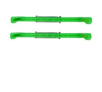 LUCKDANO Protectores de Patines Artísticos Protectores de Patines de Hielo de Plástico - para Hockey y Artísticos - Ajuste Universal con Ensamblaje Personalizado - Elija Entre 7 Colores (Green)
