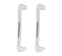 LUCKDANO Protectores de Patines Artísticos Protectores de Patines de Hielo de Plástico - para Hockey y Artísticos - Ajuste Universal con Ensamblaje Personalizado - Elija Entre 7 Colores (White)