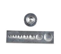 LUCKDANO Rivet Setter, Kit Rivet de Cuero Herramienta Craft Snap Sportter Setter Punch Die Herramient