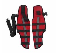 LUCKDANO Rodillera para Perros, Soporte para Piernas de Mascotas para Lesiones del Ligamento Cruzado CCL, Artritis y Rótula Luxada, con Tiras Reflectantes y Material de Neopreno (L)