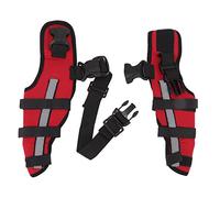 LUCKDANO Rodillera para Perros, Soporte para Piernas de Mascotas para Lesiones del Ligamento Cruzado CCL, Artritis y Rótula Luxada, con Tiras Reflectantes y Material de Neopreno (XS)