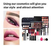 LUCKDANO Set de Regalo de Maquillaje Kit de Maquillaje Todo en uno para Rostro, Ojos y Labios: 40 Sombras de Ojos, 15 Correctores, Brillo de Labios, Brochas, Perfecto para Diario y Festivo (COLORFUL)