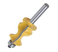 LUCKDANO Sets de Bits de Enrutador, Brocas de Enrutador para la Madera para el de Molduras Arquitectónicas de Moldeo de 8 Mm Vástago de 28 Mm de Diámetro de la Cuchilla Molinera de Carpintería