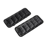 LUCKDANO Sierra 2016 Cab 2 Piezas Panel Trasero Rejilla de Alivio de Ventilación 13596856 Reemplazo para Silverado 1500 2500 3500 HD