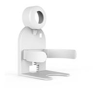 LUCKDANO Soporte de Enrutador de Pared para Wifi Mesh 2020 - Instalación Fácil y No Destructiva - ABS Duradero Gestión Perfecta de Cables y Ahorro de Espacio Blanco