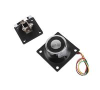 LUCKDANO Soporte de Puerta Electromagnético Soporte de Puerta Electromagnético Capacidad de Succión de 132.3 Lb Diseño de Acero Fundido para Puertas de Hierro de Madera Voltaje de 12 V-24 V