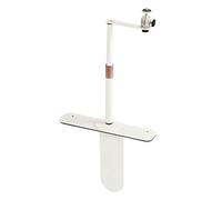 LUCKDANO Soporte para para Soporte de de Montaje para Ajustable de 24-40 Cm Rotación de 360 ° e Inclinación de 90 ° Rosca Universal para Uso en sofá, Mesita de Noche y Oficina (White)