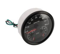 LUCKDANO Tacómetro Eléctrico Aceite en 1 Tacómetro Medidor de Presión de Aceite Medidor de Temperatura del Agua 4 3/8 Pulgadas 8000 RPM 0 a 10 Bar 40 a 120 ℃ 7 Colores Retroiluminados para RV Camión