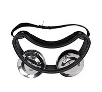 LUCKDANO Tamburina de Pie con Correa de Nylon Elástica, Percusión de Pie de Pie Percusión de Pie de Pie Fácil de Usar Es Adecuado para Tocar la Batería, la Guitarra o el Acompañamiento (BLACK)