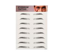 LUCKDANO Tatuaje Pegatinas para Cejas, Resistente Al Agua, Permanente, 3D, Similar Al Cabello, Cejas Auténticas para Hombres y Mujeres, Herramienta de Maquillaje de Larga Duración | 8 Pares de (141)