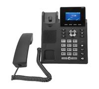 LUCKDANO Teléfono IP Empresarial LCD en Color de 2,4 Pulgadas 5.0 Líneas SIP Duales PoE con Cancelación de Ruido para Teléfono de Escritorio VoIP de Oficina Pequeña