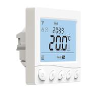 LUCKDANO Termostato Inteligente para Calentador de Agua WiFi 3A con Pantalla LCD de 3,2 Pulgadas Control por Voz y Aplicación Programable para Eficiencia Energética e Integración en el Hogar (Tipo 2)