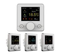 LUCKDANO Termostato Inteligente WiFi con Pantalla LCD RGB de 2,8 Pulgadas, Controlador de Calentamiento de Agua Programable, Control de Voz Compatible con, Admite 6 Eventos Personalizados Diarios
