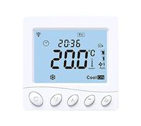 LUCKDANO Termostato para Suelo Radiante de 2 Tubos y Fancoil, Admite Modbus 485, Pantalla LCD de 3,2 Pulgadas y Cuenta con Funciones de Control por Voz aplicación.