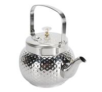 LUCKDANO Tetera de Cerámica de Acero Inoxidable con Extraíble, Elegante Tetera de Metal para Uso Doméstico, Hotel y Restaurante, Capacidad de 0,5 L (Punteado 2L)