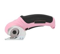 LUCKDANO Tijeras Eléctricas Inalámbricas Cortador de Tela Recargable 240 RPM Herramienta de Mano Ergonómica Multiusos de Alta Seguridad para Alfombras, Esponjas y Más (PINK)