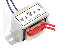 LUCKDANO Transformador de Potencia de Salida de 12 V/24 V CA - Voltaje de Entrada de 10 W 220, Núcleo de Nailon Retardante de Llama, Alambre de Cobre Completo Duradero - Ideal para Proyectos (12V)