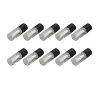 LUCKDANO Tubo de Brillo de Labios Paquete de 10 Tubos de Brillo de Labios de 0,5 Ml Recipientes Transparentes Reutilizables para Aplicación de Maquillaje Viaje Portátil