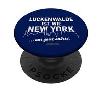 Luckenwalde es como Nueva York... sólo Muy Diferente Luckenwalde PopSockets PopGrip Adhesivo