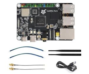 Luckfox Aura - Placa de desarrollo Linux de alto rendimiento, procesador Rockchip RV1126B de cuatro núcleos de 1.6 GHz, potencia de computación de 3 tops, codificación y decodificación 4K, 2 GB de RAM