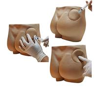 LUCKFY Inyección de Cadera Entrenamiento Simulador de glúteos Cadera inyección Práctica Modelo Cadera Vivid intramuscular Modelo anatómico para Estudiantes o Enfermeras maniquí Modelo de la enseñanza