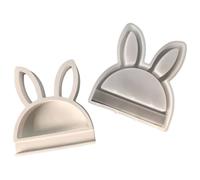 LUCKGONI Creative Rabbits Head - Molde de silicona para proyectos de manualidades, figuras adorables, ideal para decoración del hogar
