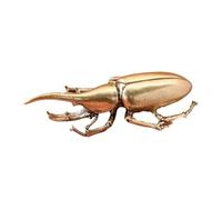 LUCKGONI Escultura en miniatura de imitación de aleación de insectos, decoración de escritorio antigua, adorno coleccionable para el hogar, pieza de arte para regalo