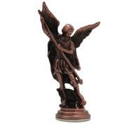 LUCKGONI Estatua de San Miguel cristiano de Arcángel, estantería, oficina, guardián, adornos, decoración con foto