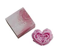 LUCKGONI Vela decorativa de cera de soja para meditaciones, alivio del estrés, decoración de mesa, accesorios de fotos, vela perfumada en forma de corazón rosa